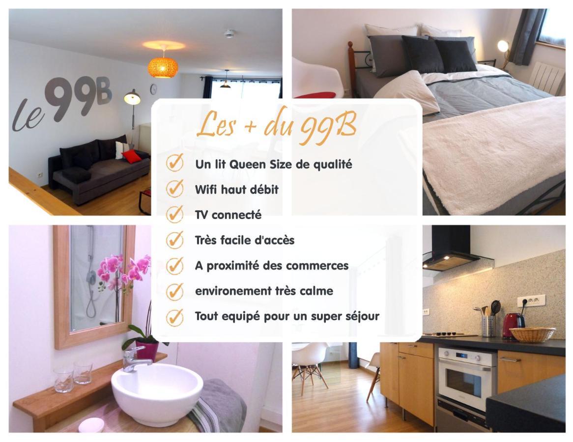 Le 99B Modern Apartment Queen Size Bed Connected Tv Hallennes-lez-Haubourdin Exterior foto